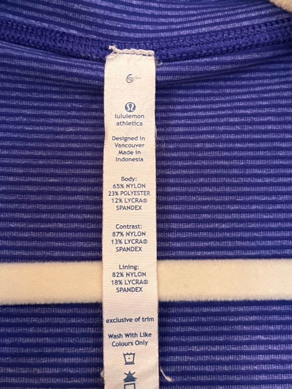 Lululemon size 6 In Stride Jacket Full-Zip Jacket - Picture 5 of 6